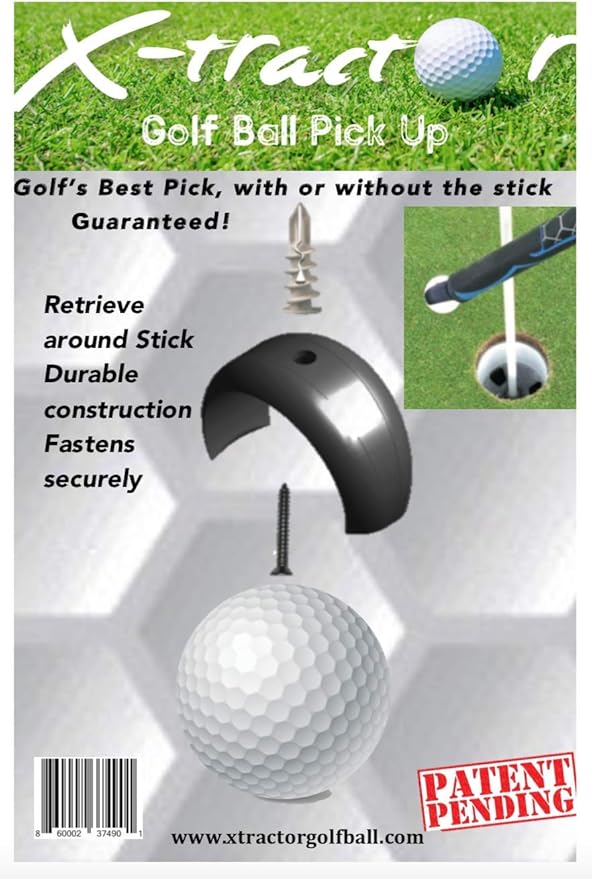 Xtractor Golf Ball Pick Up Tool (Black)