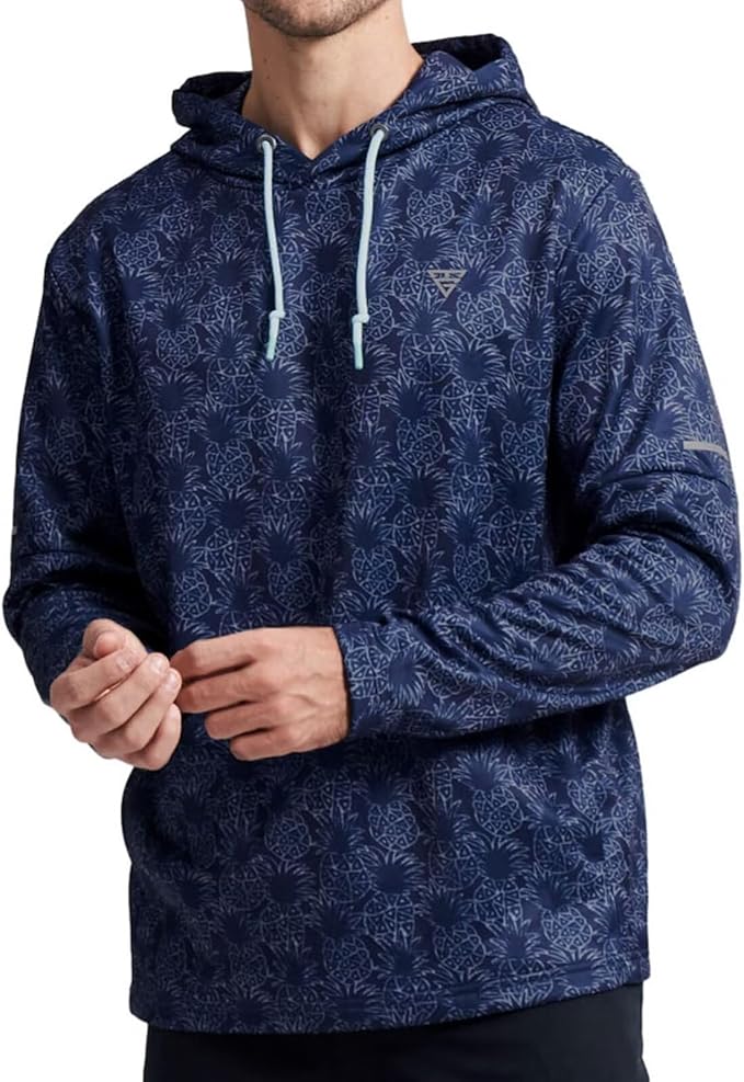 Hoodies for Men Golf Fleece Hooded Sweatshirts Dry Fit Athletic Lightweight Casual Midlayer Mens Hoodies Pullover