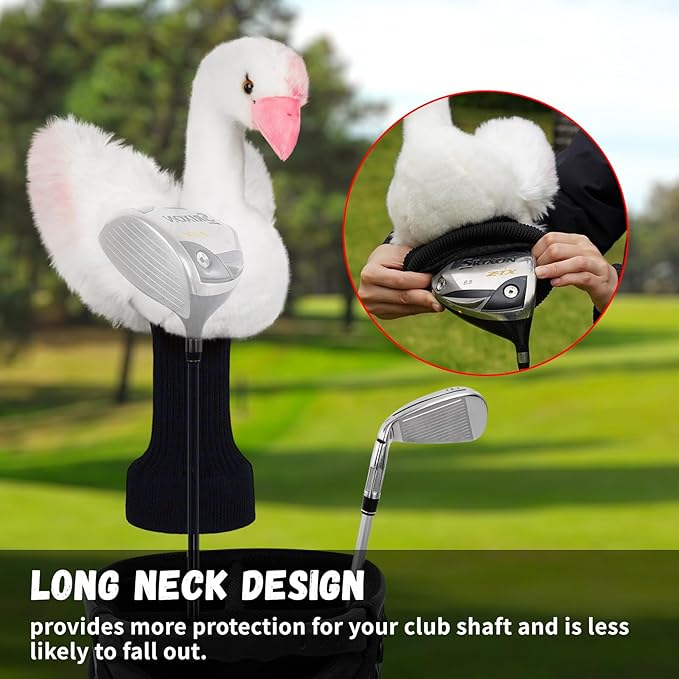 Funny Golf Driver Head Gover, Animal Golf Club Cover Ultra Premium Plush Tour Quality Driver Headcover for Men Women