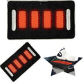 Golf Cart Heater, Heated Golf Cart Seat Cover - USB Powered 4-Zone Warming Pad & Electric Blanket for Golf Carts, 3-Temperature Settings with Portable Foldable Design (Black)