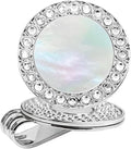 Golf Ball Marker Hat Clip with Pearl Crystal Ball Marker, Golf Accessories, Golf Gifts, Golf Ball Markers for Women