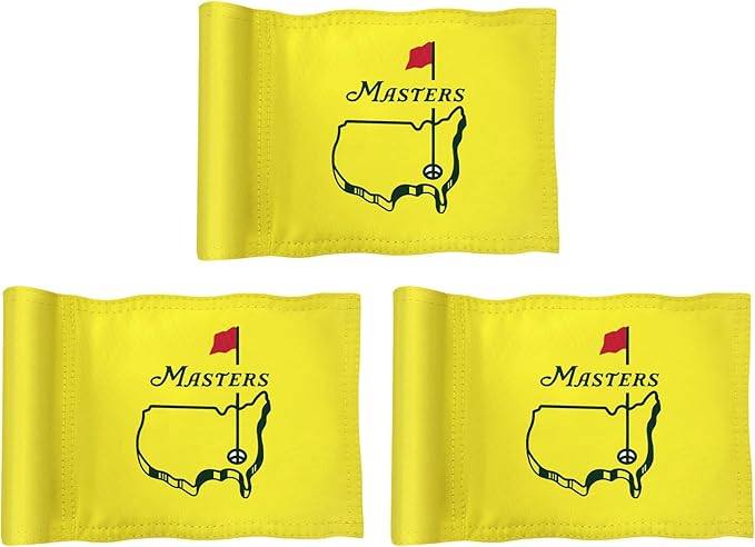 Themed Golf Flag Mini, 8x6 Inch, Double-Sided Silk-Screened, Fade-Resistant 420D Nylon, Ideal for Backyard Practice Putting Green