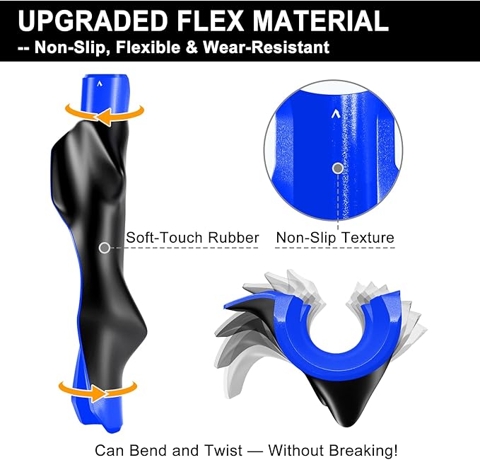 Golf Grip Trainer, Grip Trainer for Golf Clubs - Right Hand Golf Training Aid with Ergonomic Design, Corrects Golf Grip Posture and Improves Swing Accuracy