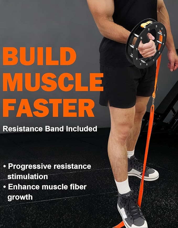 Fitarc Wrist Bar,Forearm Strengthener,Wrist Curl Bar,Grip Strength Trainer, Wrist Bar,Wrist Rotation Exerciser,Wrist Forearm Strengthener