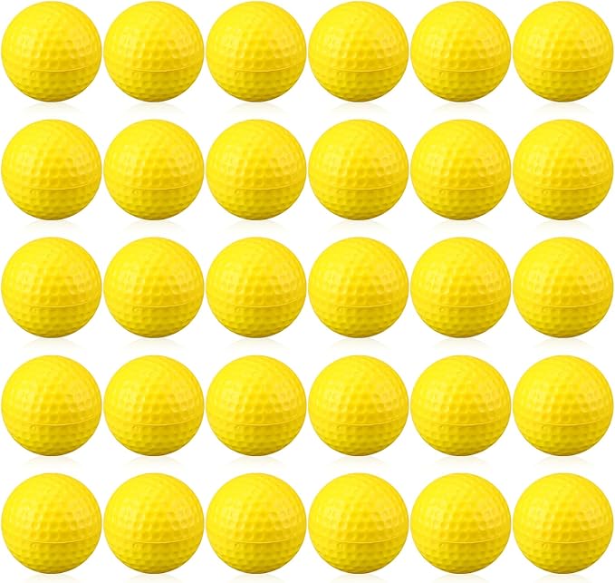 30 Pcs Foam Golf Practice Balls Soft Foam Balls for Golf Practice Realistic Feel and Flight Sport Training