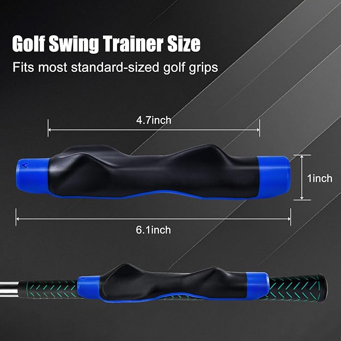 Axioms Golf Grip Trainer,Golf Training Aid for Right Hand & Golf Swing,Improves Grip Strength and Accuracy,Trains Correct Hand Position for Stable Swing,Golf Grip Kit for All Level Golfers