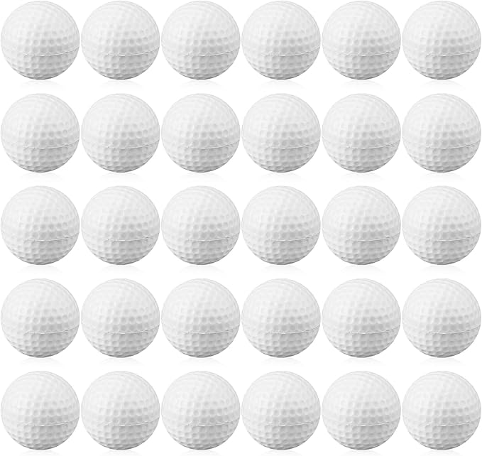 30 Pcs Foam Golf Practice Balls Soft Foam Balls for Golf Practice Realistic Feel and Flight Sport Training