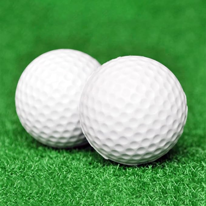 10 Pack Pu Foams Golf Practice Ball Realistic Feel Flight Training Ball for Indoor Outdoor Ball Colored
