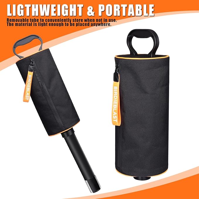 Portable Shag Bag Golf Ball Pick Up with Removable Plastic Tube, Hold up to 70 Balls，Premium Golf Ball Retriever for Golfers