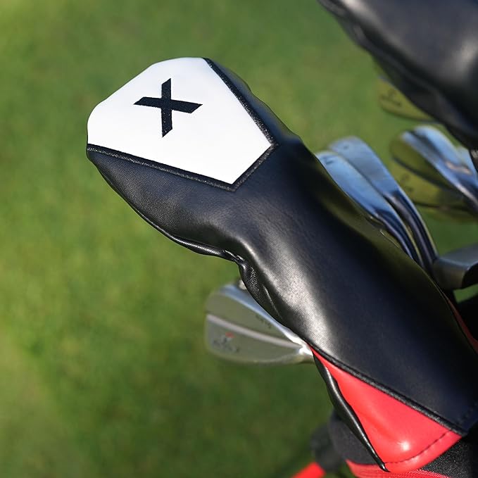 Single Headcover, Easy Slip-On Easy-Off Golf Club Headcover, Fleece Lined Interior, Water Resistant and Durable Shell, Individual Retail Sport Pack