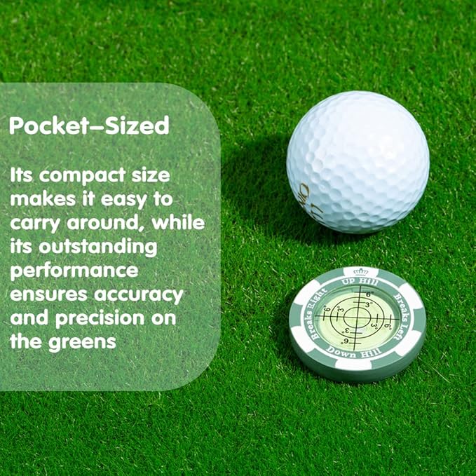 SlopeMaster ProGreen Reader - Golf Ball Marker with High Precision Green Reading Aid Golf Accessories for Men Women