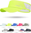 Sports Sun Visor Hats for Women Men Lightweight Breathable Cooling Stretchy Visors Foldable UPF 50+ for Running Tennis Golf