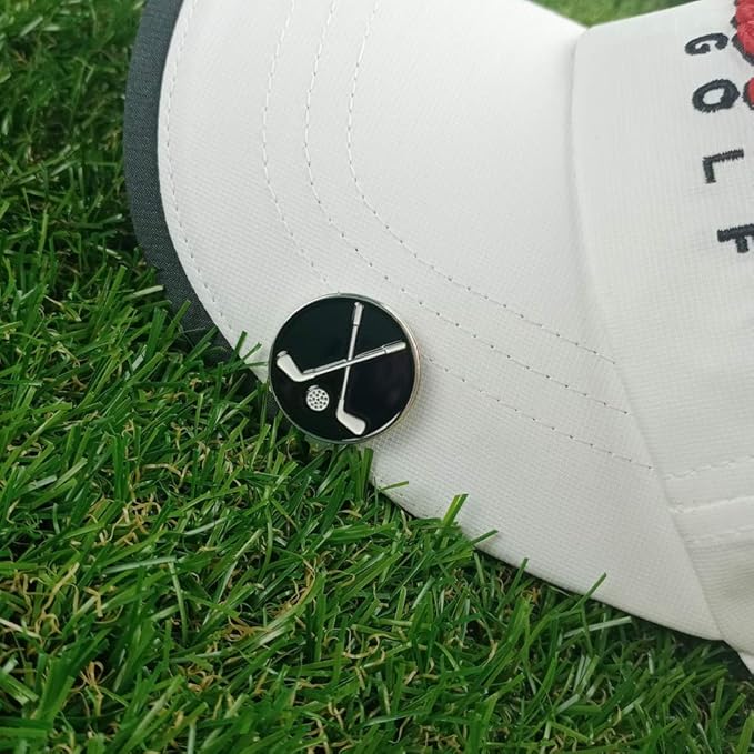 Golf Ball Markers with Hat Clips Value Sets for Men Women Golfer, Removable Attaches Easily to Golf Cap Premium Gifts