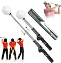 Retractable Golf Swing Training Aid, Golf Grip Trainer for Warm-up, Right-Handed Golf Club for Indoor & Outdoor Practice, Ideal for Beginners Improving Strength