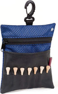 Golf Tee Bag - Store Your tees, Golf Balls, scorecard, and Pencil. Great Gift for Golfers!