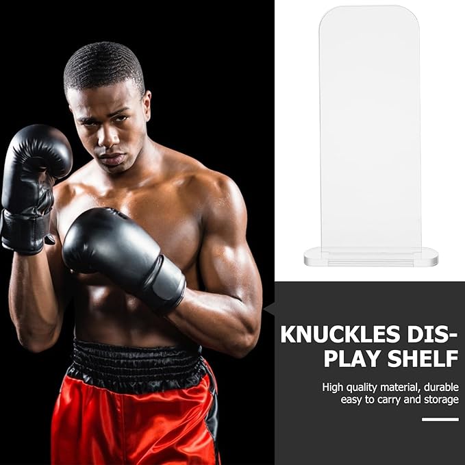 NUOBESTY Boxing Glove Holder Universal Gloves Display Stand Vertical Desk Stand Vertical Holder Rack Baseball