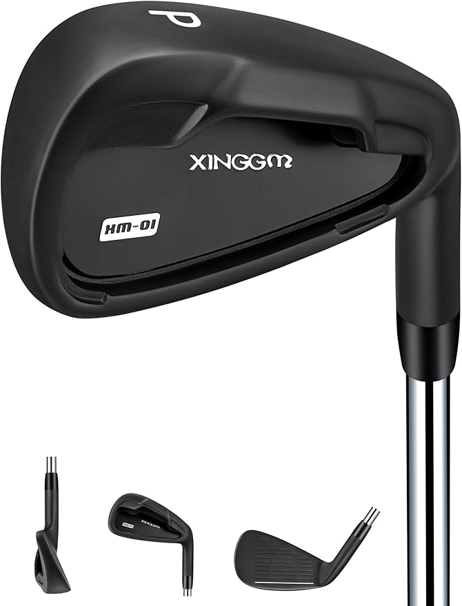 XM-01 Individual Golf Irons or Golf Irons Set - Premium Men Golf Club Iron with Steel Shaft for Right Hand Golfers Stiff Flex