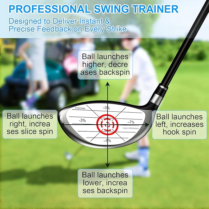 Golf Impact Tape - High-Resolution Strike Stickers for Iron, Wood & Fairway Clubs, Non-Residue, Swing Training Aid Impact Labels