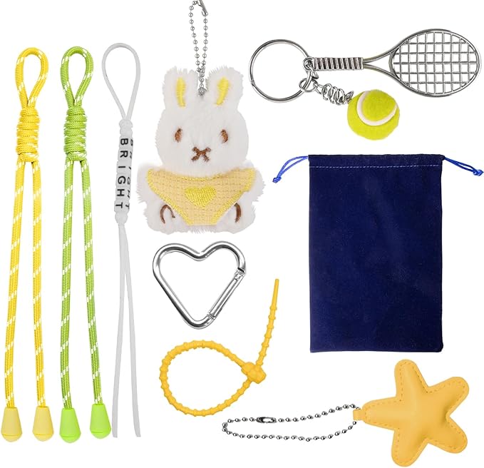 Georgie Porgy Bag Charms Keychains Handbag Accessories for Women Purse Backpack Sports Bag Pendant Cute Unique Gift for Girls