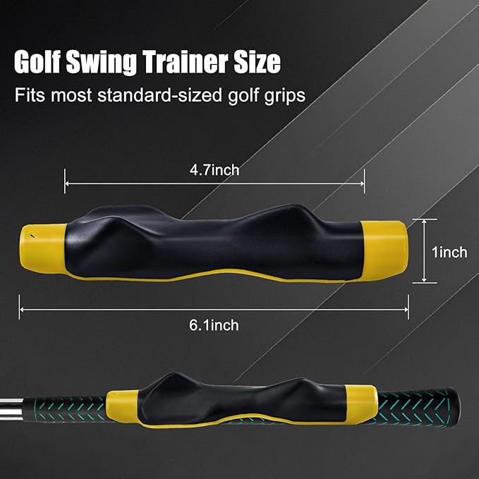 Axioms Golf Grip Trainer,Golf Training Aid for Right Hand & Golf Swing,Improves Grip Strength and Accuracy,Trains Correct Hand Position for Stable Swing,Golf Grip Kit for All Level Golfers