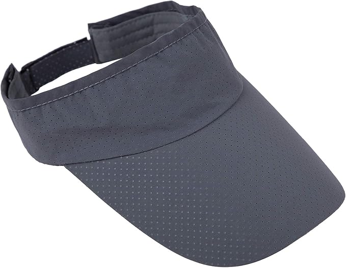 Sportmusies Sun Sport Visors Hat Fits Men Women, Running Golf Beach Cap Extra Long Brim Quick Dry Summer
