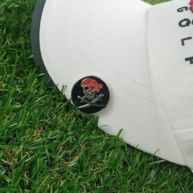 Golf Ball Markers with Hat Clips Value Sets for Men Women Golfer, Removable Attaches Easily to Golf Cap Premium Gifts