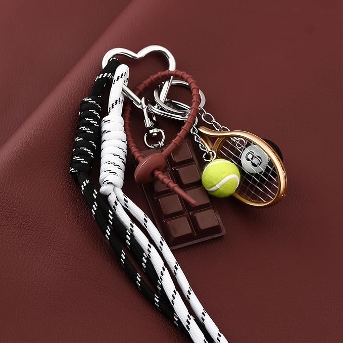 Tote Bag Purse Charms for Handbags - Cute Keychain, Y2K Rope Key Chain Accessories - Designer Jewelry Gift for Women