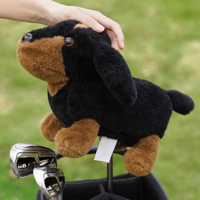 mytag Funny Putter Headcover, Premium Plush Animal Putter Cover for Blade/Mallet