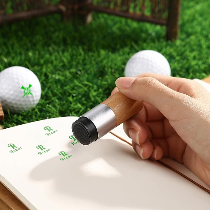 Personalized Name Golf Ball Stamper, Gifts for Men Dad Husband, Self-Inking Golf Ball Stamp Markers, Golfer Gift Golfing Accessories