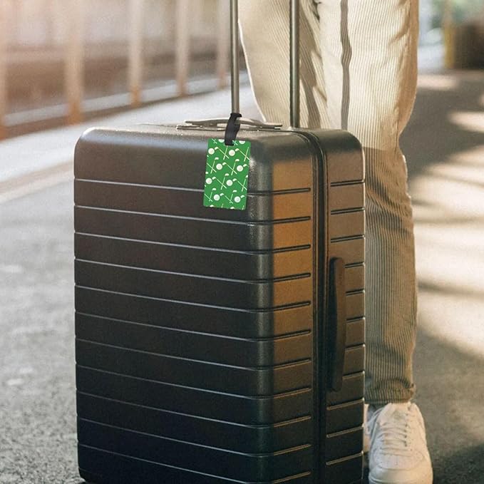 Golf Luggage Tag Suitcase Identify Labels Personalized Travel Bag Tag 2.5X4.1Inch