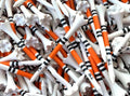 TRUESTRIKE Premium USA Golf Tees – 100-Pack Durable 3¼" / 2¾" Plastic Tees – Made in USA – Perfect Holiday Golf Gift