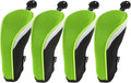 Andux Mesh Golf Hybrid Club Head Covers with Dial Number Tags, 4pcs/set