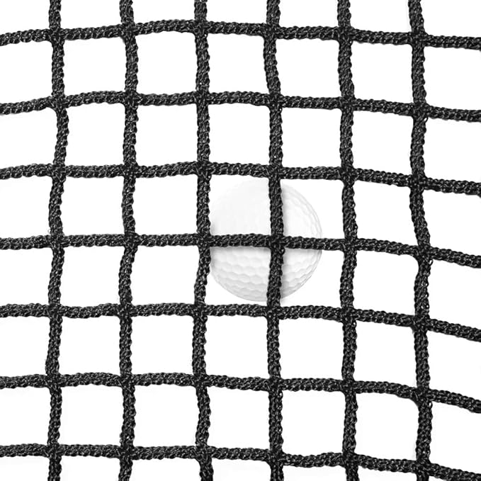 Aoneky Golf Hitting Practice Net 10ft x10ft/10ft x15ft, 1" x1'' Square Mesh, Rope 3mm - Golf Training Netting Barrier Baseball Football Backstop Net Indoor Outdoor Garden