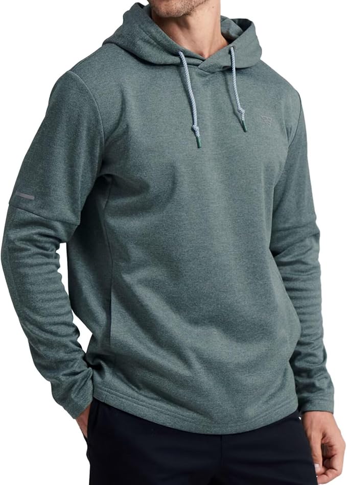 Hoodies for Men Golf Fleece Hooded Sweatshirts Dry Fit Athletic Lightweight Casual Midlayer Mens Hoodies Pullover