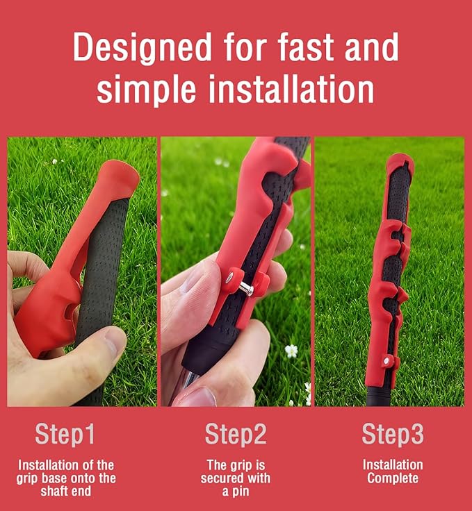 Rubber Golf Grip Trainer for Correct Hand Position | Golf Training Aid to Enhance Grip Strength & Swing Precision,Golf Accessories for Men Women , Ideal Golfs Gifts for Him or Her