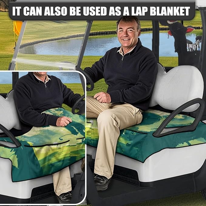 Golf Cart Seat Covers Universal Golf Cart Seat Cover Blanket Cushion Cover Sports Golf Cart Accessories