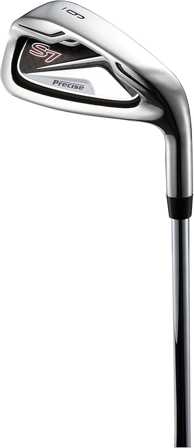 Precise S7 Men’s 18-Piece Golf Set – Titanium Driver, Woods, Hybrid, 5-SW Irons, Putter, Stand Bag, 4 Headcovers and Cover – RH
