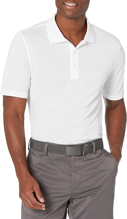 Amazon Essentials Mens Golf Polo Shirt, Moisture-Wicking Quick Dry, Short Sleeve