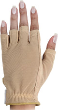 Solar Tan Women’s Half Golf Glove | SPF 10 UV-Filter Fabric, Breathable Cooling Fingerless Design for Even Tan