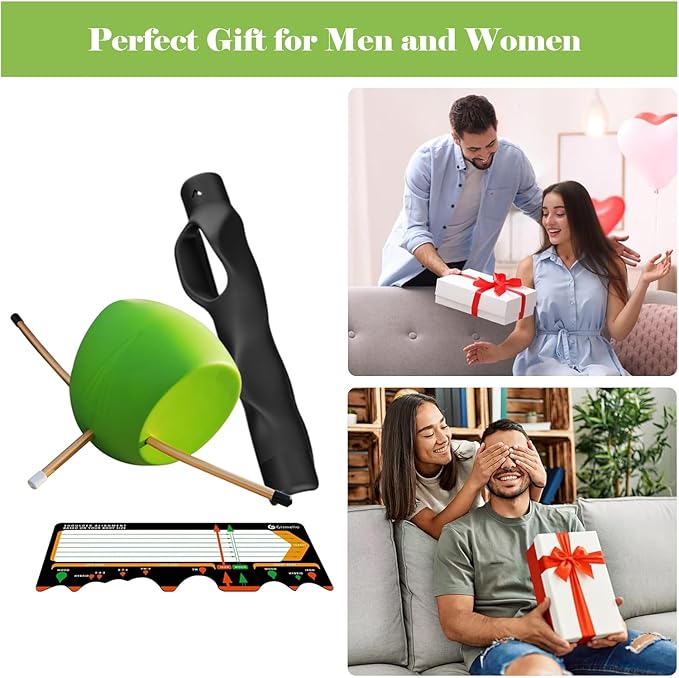 3-in-1 Golf Training Aids Set Grip Trainer Club, Sure Stance & Smart Ball for Hand Position, Swing Accuracy, Posture Correction & Balance - for Indoor/Outdoor Practice, All Levels (Right Handed)