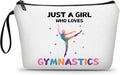 Gymnastics Cosmetic Bag, Travel & Daily Use, Gymnastics Theme, Multifunctional Makeup Bag, Gift for Girls & Women,Christmas