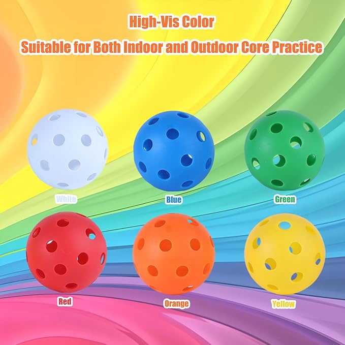 Backyard Golf Games Ball Baseball Training Ball Golf Bucket Game Practice Game Replacement Balls for Indoor Outdoor Backyard Lawn