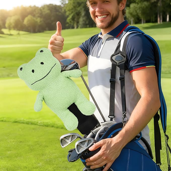 Driver Headcover, Funny Golf Club Covers Soft Plush Animal Golf Head Covers, Creative Golf Headcover Fits Standard 460cc Driver Head