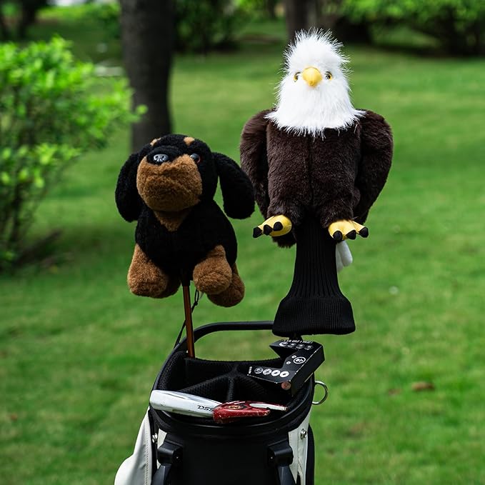 Funny Golf Driver Head Gover, Animal Golf Club Cover Ultra Premium Plush Tour Quality Driver Headcover for Men Women
