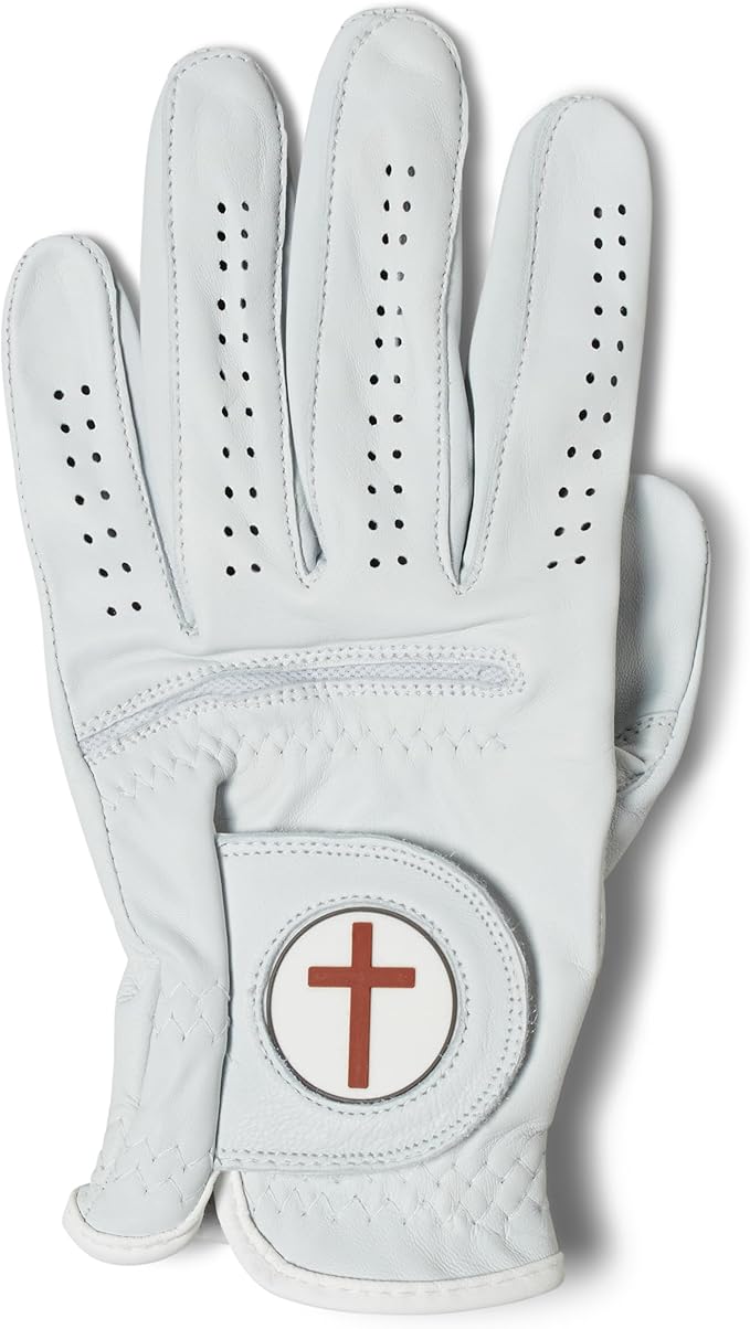 Palmetto Golf & Belts, Brown Cross, AAA Cabretta Leather Golf Glove