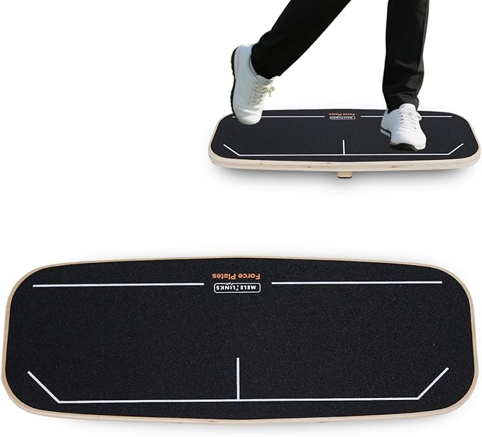 Golf Pressure Plate, Golf Weight Shift Board, Teaching Tool for Club Practice & Drills, Golf Swing Trainer, Improve Balance & Accuracy, Golf Training Aid for Increased Power & Swing Rhythm