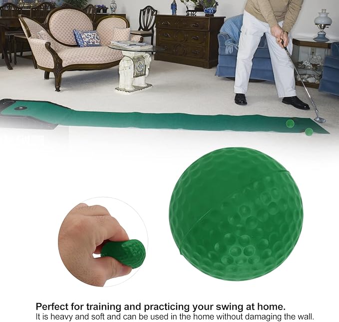 PU Foam Golf Balls, Strong Flexibility Outdoor Golf Practice Ball for Sports Fitness Home Use