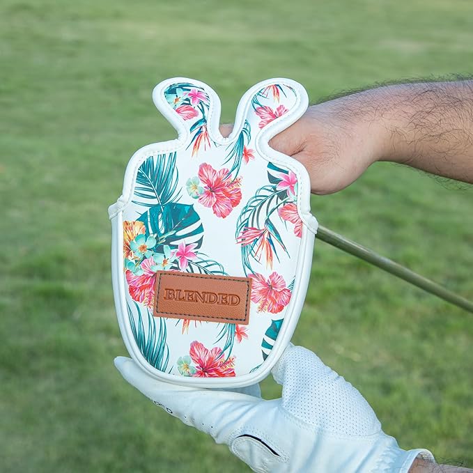 Golf Club Covers Driver Covers Fairway Wood Headcover Hybrid Cover Leather Mallet Putter Covers Blade Headcovers Golf Head Covers for Most Brand