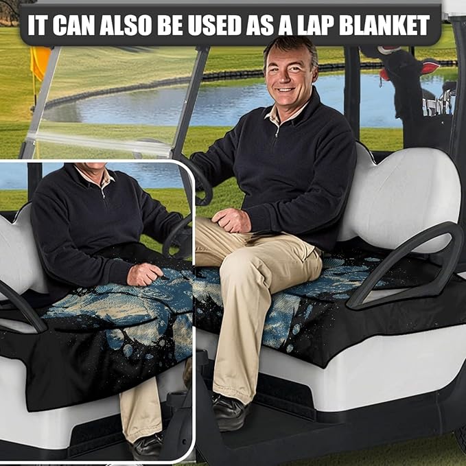 Golf Cart Seat Covers Universal Golf Cart Seat Cover Blanket Cushion Cover Sports Golf Cart Accessories