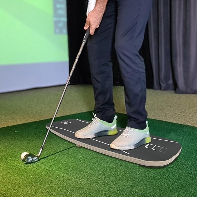 Golf Pressure Plate for Golf Training, Swing Training Aid for Indoor Practice, Weight Shift Balance Board, Golf Training Equipment Golf Accessories for Improving Swing Speed